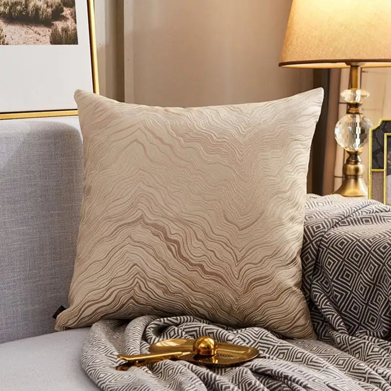 Luxury Modern Lightweight Silk Satin Sofa Cushion Cover