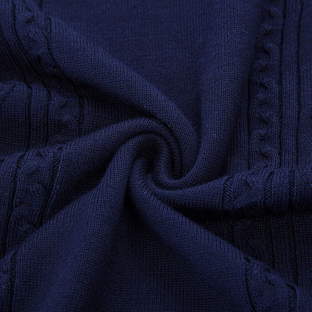 Paul Jones Mens V Neck Sweater Vest Knitted Pullover Sweaters Vest Size M Blue