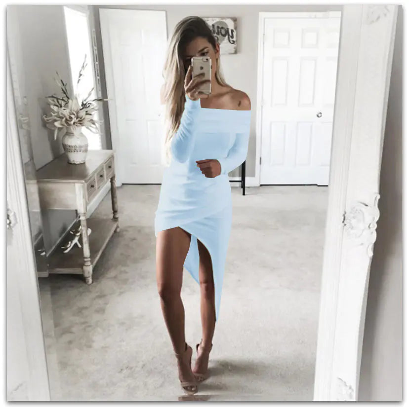 Women's Long Sleeve Bodycon Dress for Cocktail Parties