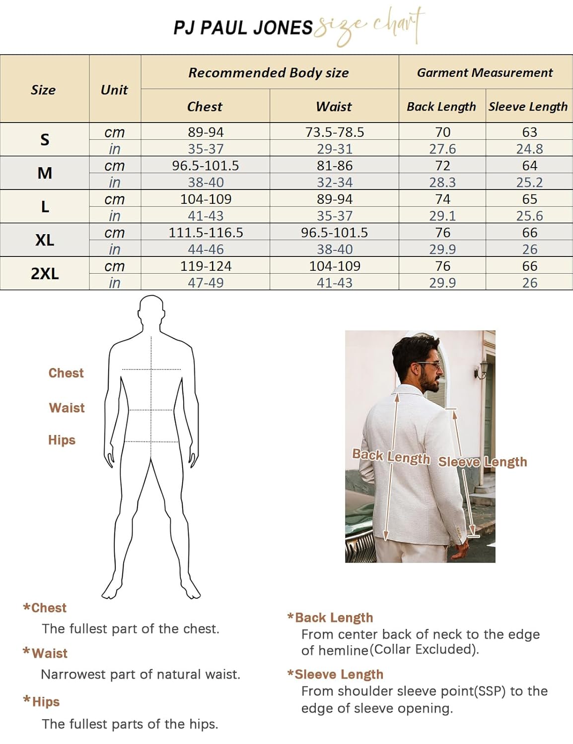 PJ PAUL JONES Linen Blazer Men Cotton Regular Fit Blazers Casual Lightweight Blazer for Dating White 2XL