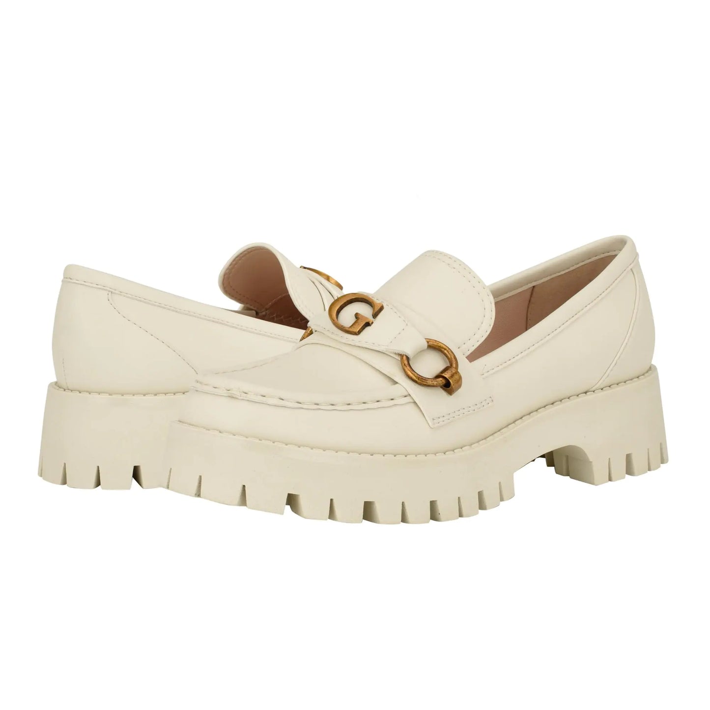 Guess Womens Almost Loafer Chic Cream 150 11