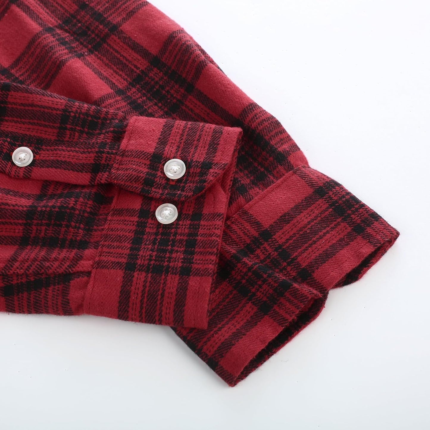 PJ PAUL JONES Mens Flannel Shirts Long Sleeve Button Up Plaid Shirt Matching Shirts for Couple Christmas