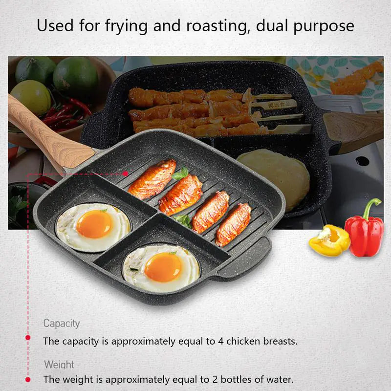 Multifunctional Non-Stick Frying Pan for Breakfast