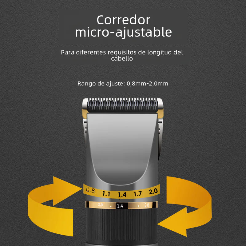 Electric Hair Clipper with Ceramic Blade and LCD Display