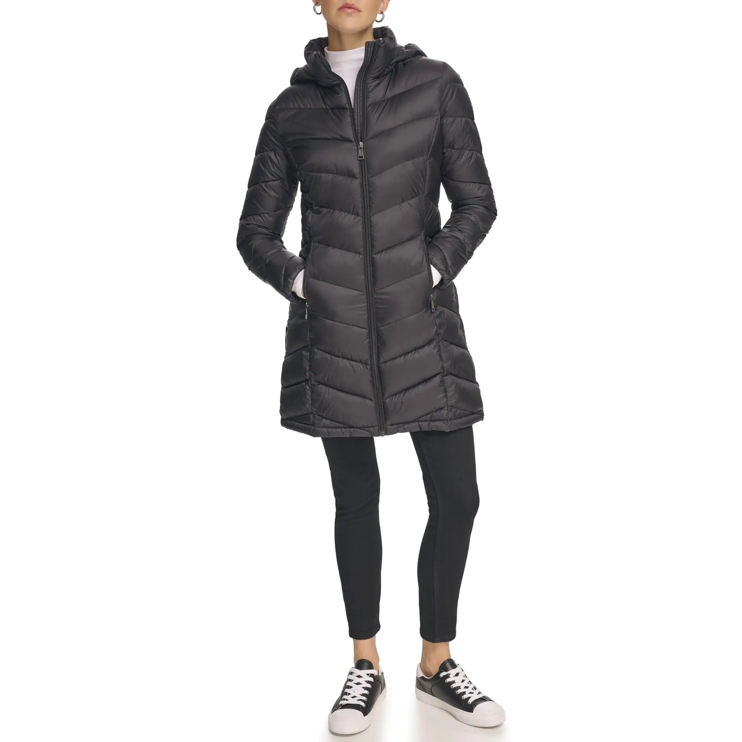 Calvin Klein Womens Outerwear JacketBlackS