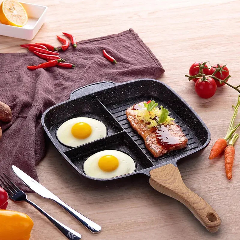 Multifunctional Non-Stick Frying Pan for Breakfast