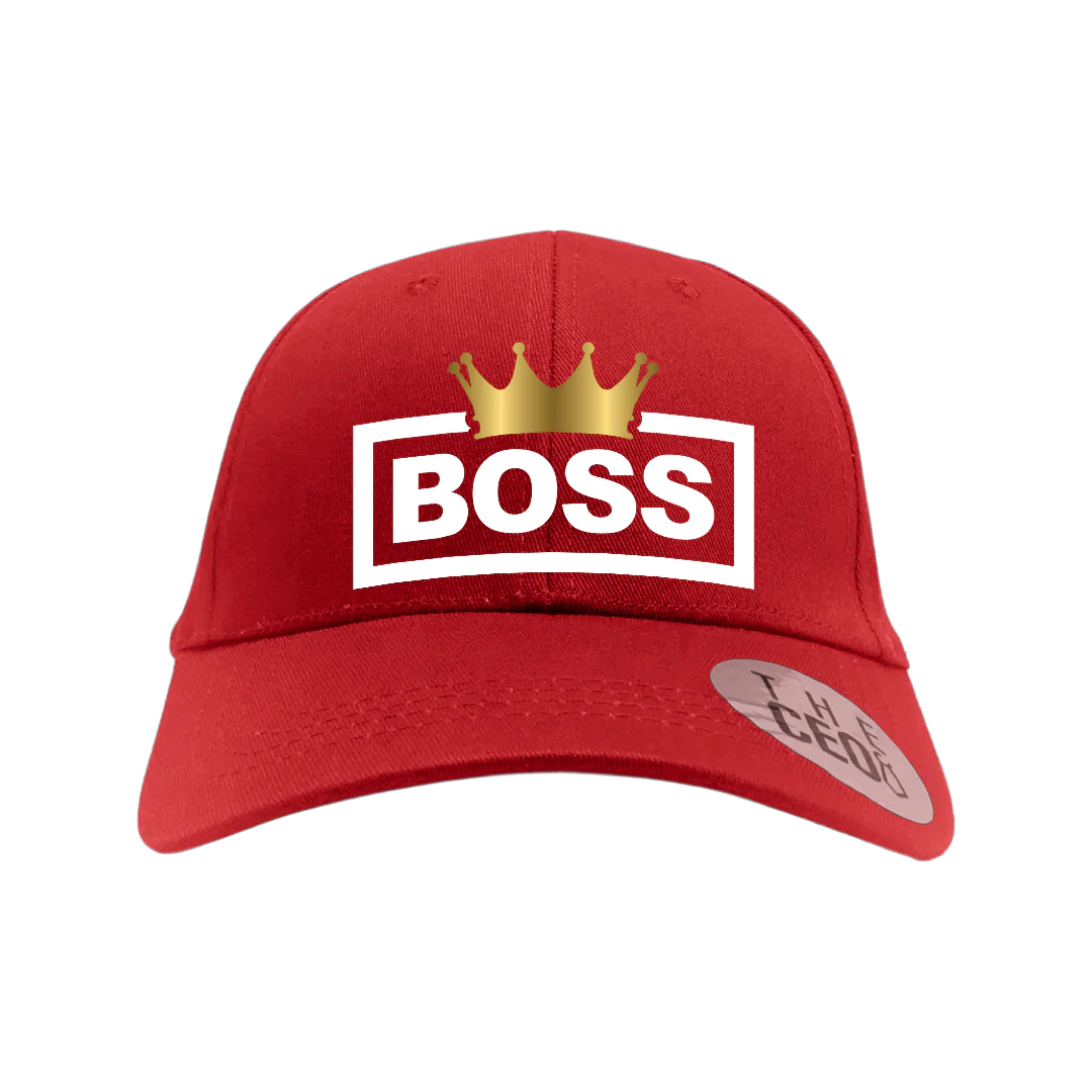 Boss Crown Embroidered Baseball Cap