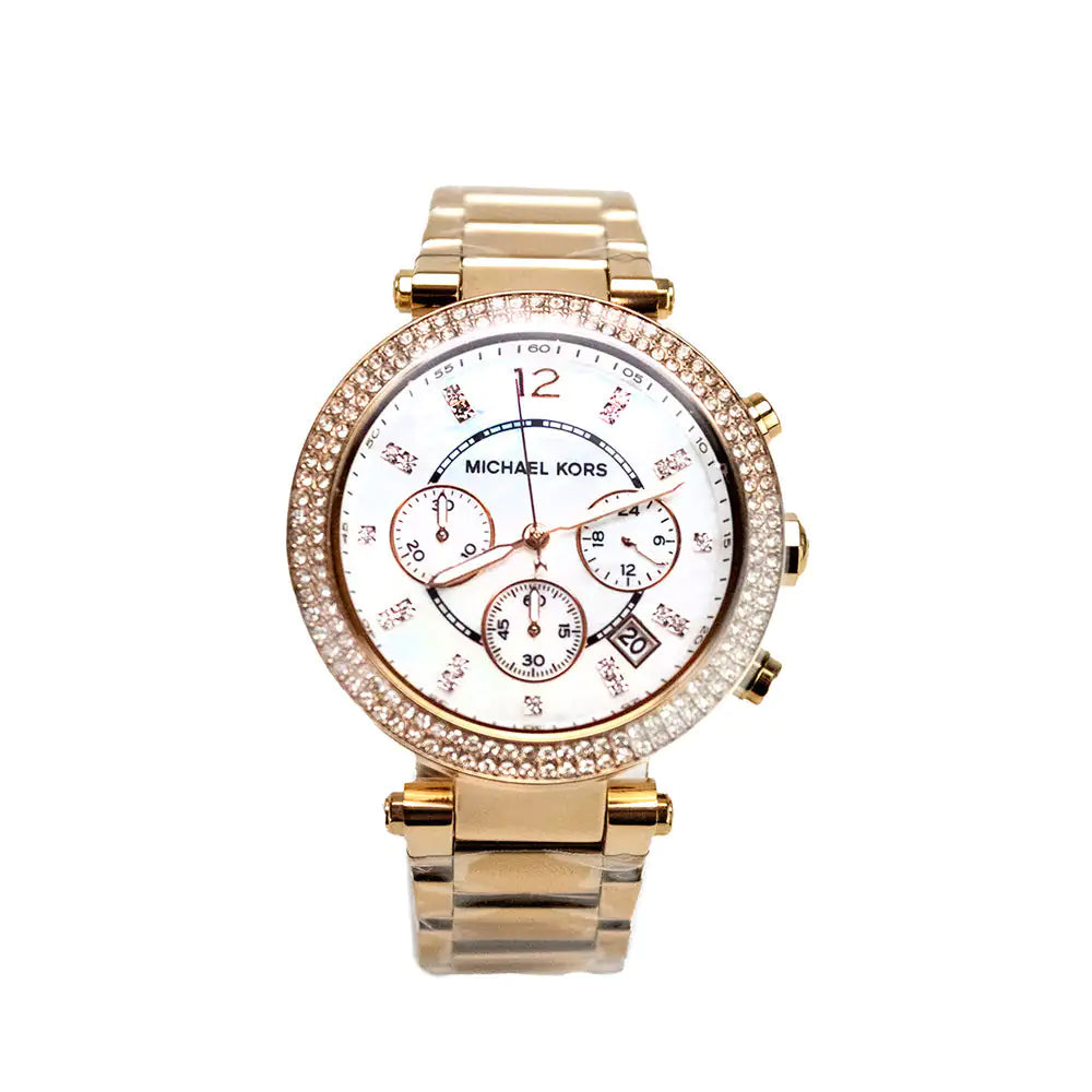 Michael Kors (MK5491) Parker 40 mm Case Stainless Steel Rose Gold Toned Watch