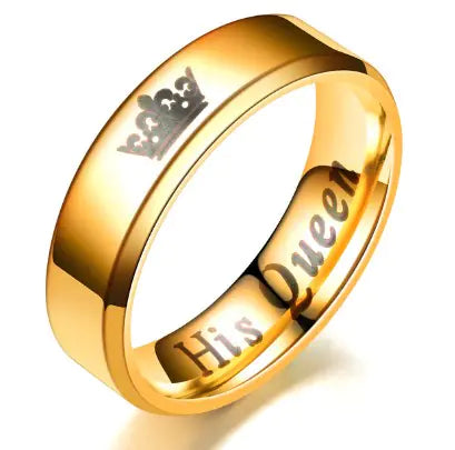 Couple Rings in Stylish Stainless Steel
