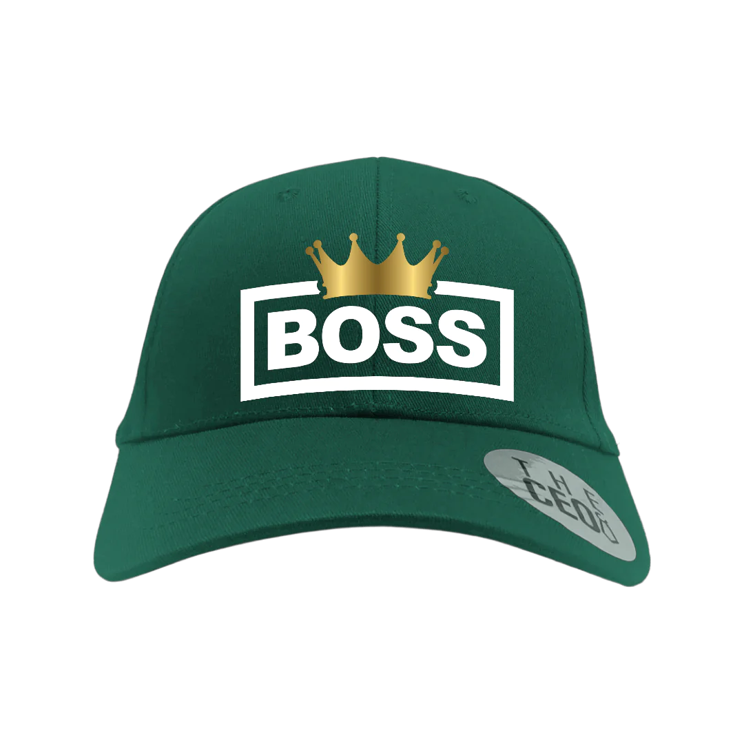 Boss Crown Embroidered Baseball Cap