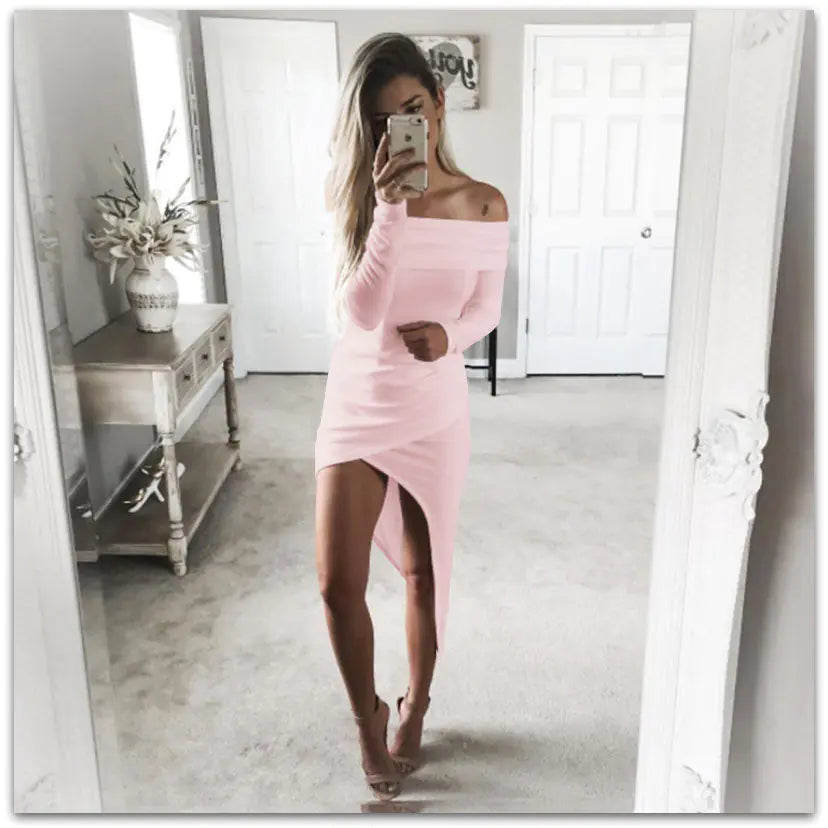 Women's Long Sleeve Bodycon Dress for Cocktail Parties