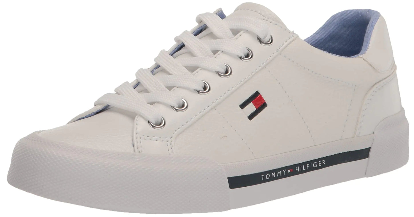 Tommy Hilfiger Womens Lestiel Sneaker White 140 9.5