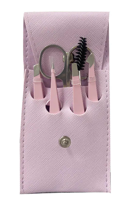 Stainless Steel Tweezers Set for Beauty and Grooming