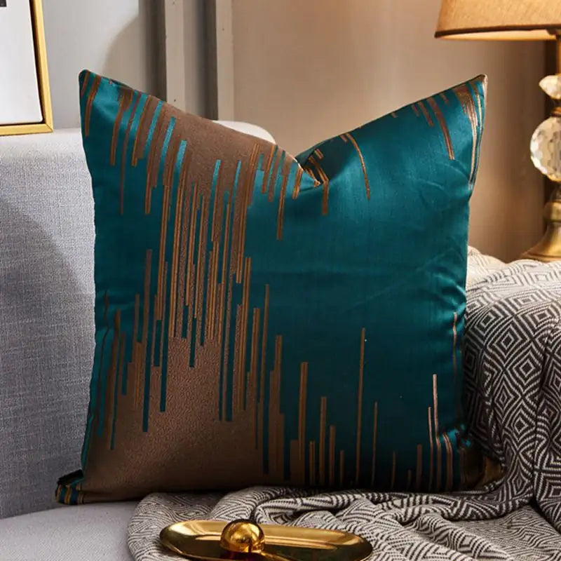 Luxury Modern Lightweight Silk Satin Sofa Cushion Cover