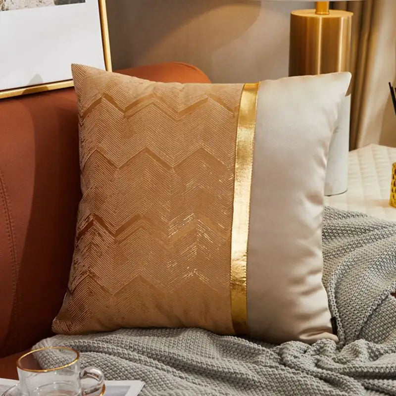Luxury Modern Lightweight Silk Satin Sofa Cushion Cover