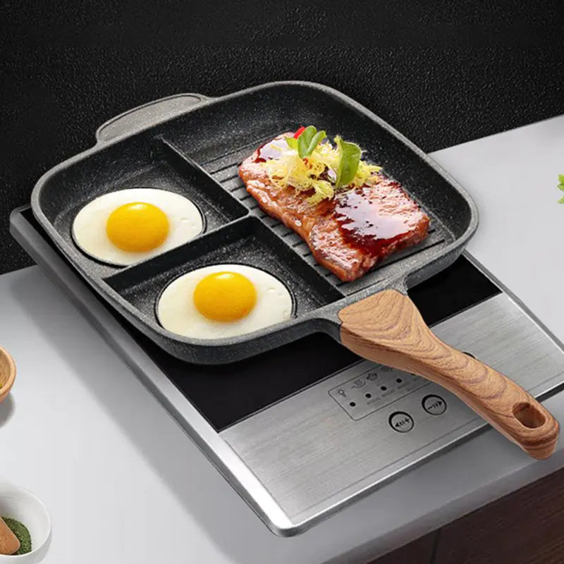 Multifunctional Non-Stick Frying Pan for Breakfast