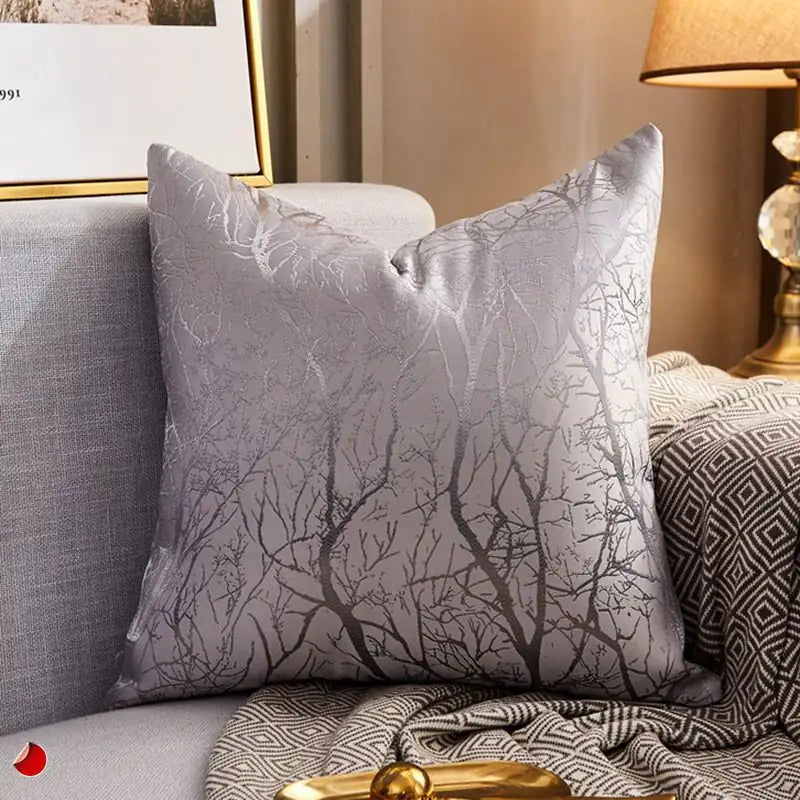 Luxury Modern Lightweight Silk Satin Sofa Cushion Cover
