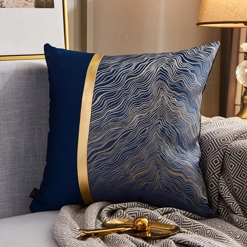 Luxury Modern Lightweight Silk Satin Sofa Cushion Cover