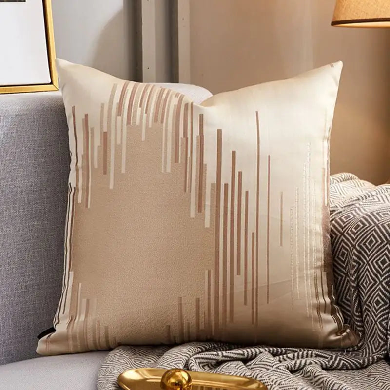Luxury Modern Lightweight Silk Satin Sofa Cushion Cover