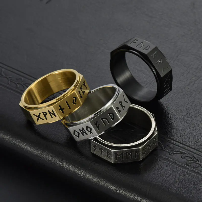 Rotatable Viking Stainless Steel Can Ring