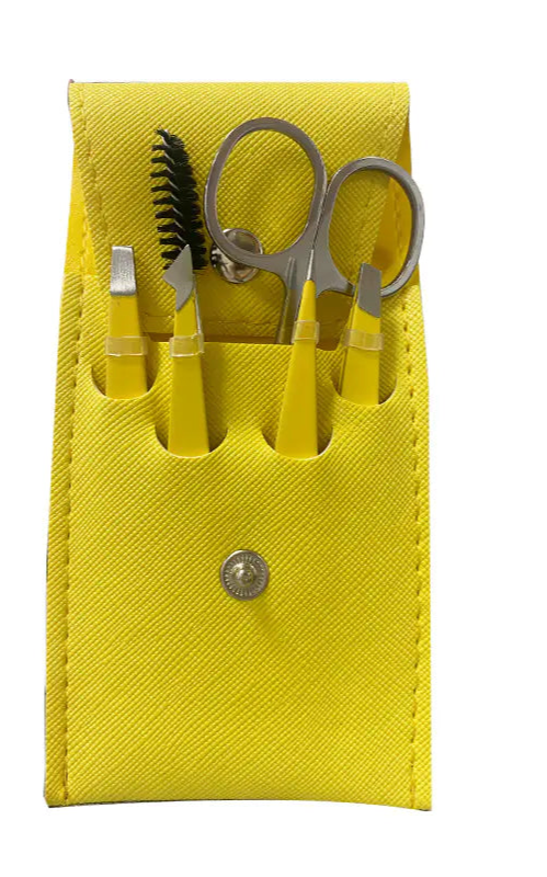 Stainless Steel Tweezers Set for Beauty and Grooming