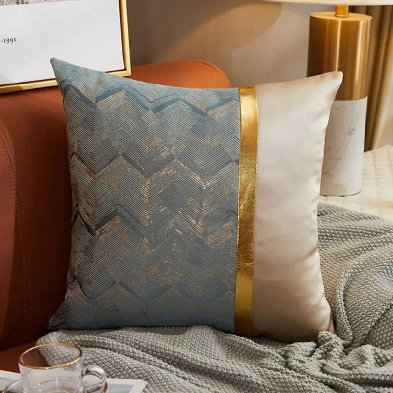 Luxury Modern Lightweight Silk Satin Sofa Cushion Cover