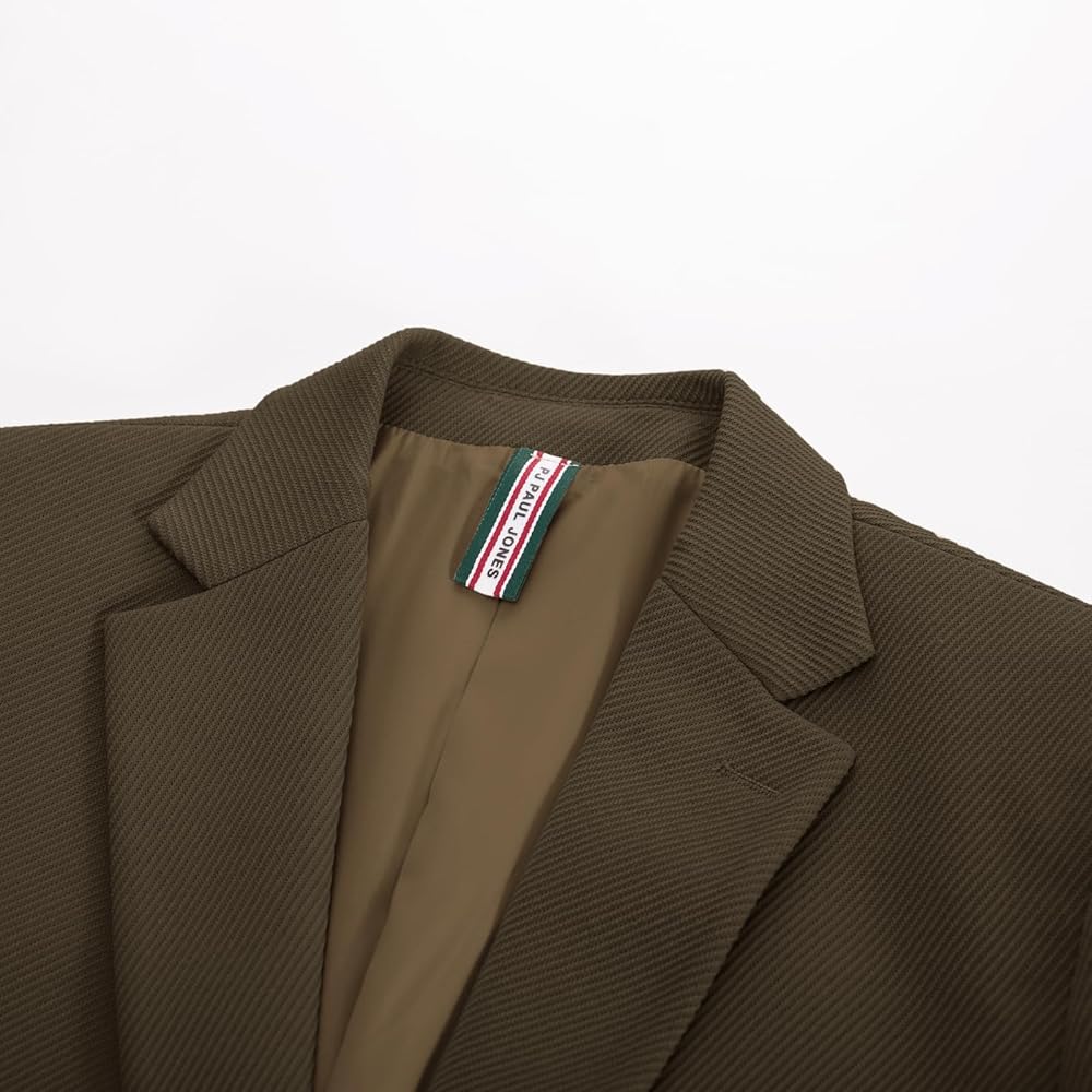 PJ PAUL JONES Mens Sport Coats and Blazers Casual Lightweight Sport Coat with Pockets Two Button Blazer