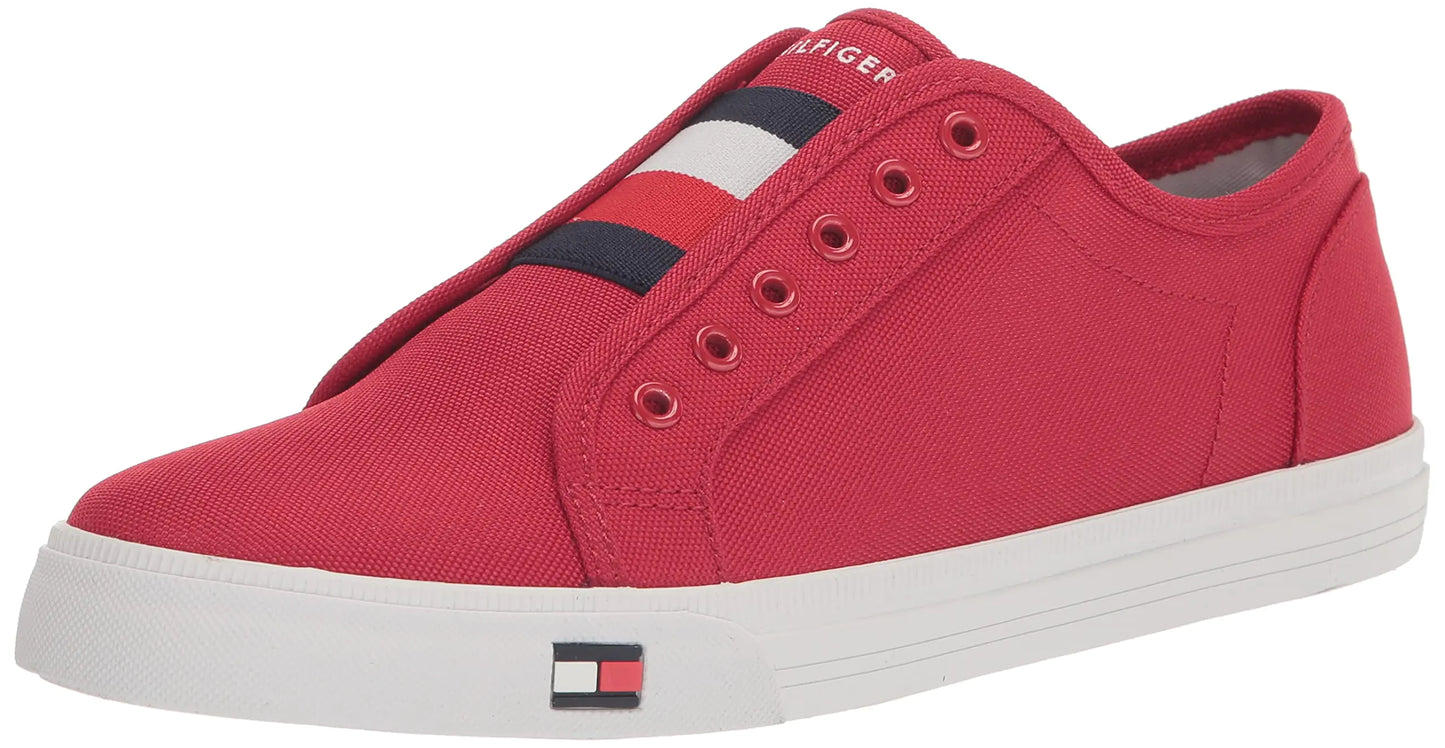 Tommy Hilfiger Womens Anni Slip-On Sneaker Red 5.5