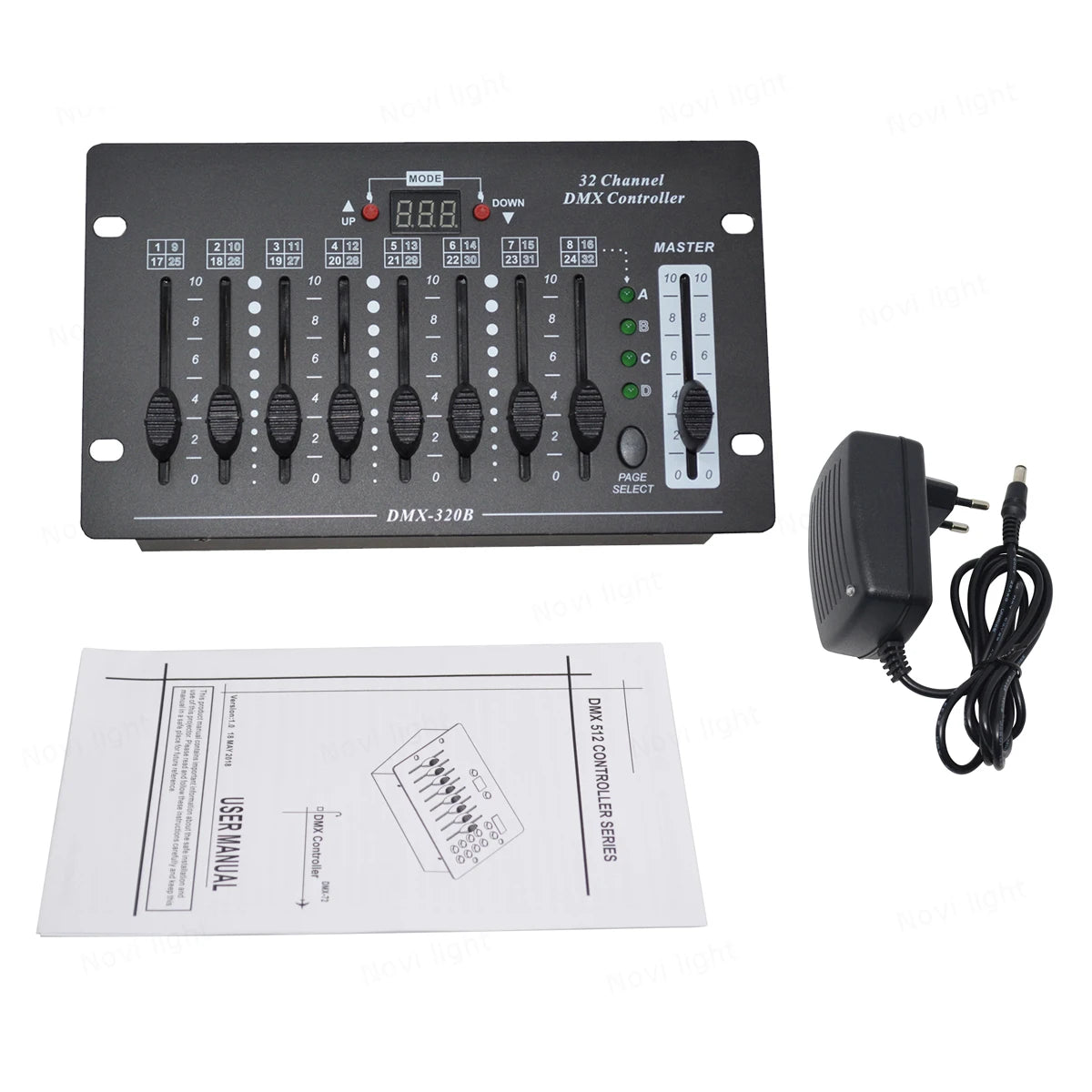 6 16 32 Channel Simple Mini DMX Controller Battery DMX512 Lighting Console for Computer Light Dimmer