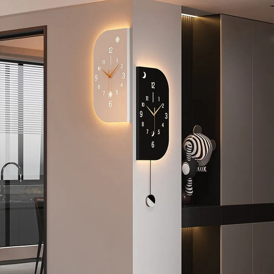 New double-sided clock wall mounted