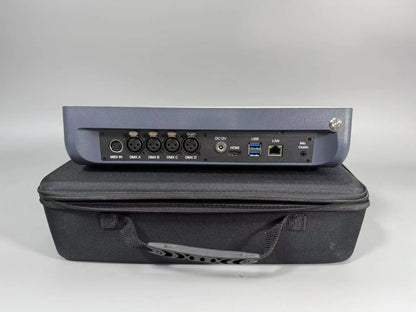 Mini Quartz Mobile Titan DMX Console, Stage Lighting Controller, Built in Battery, Touch Screen, Wi Fi Connection, Professional,