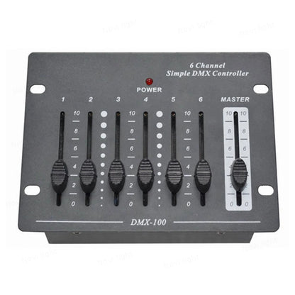 6 16 32 Channel Simple Mini DMX Controller Battery DMX512 Lighting Console for Computer Light Dimmer