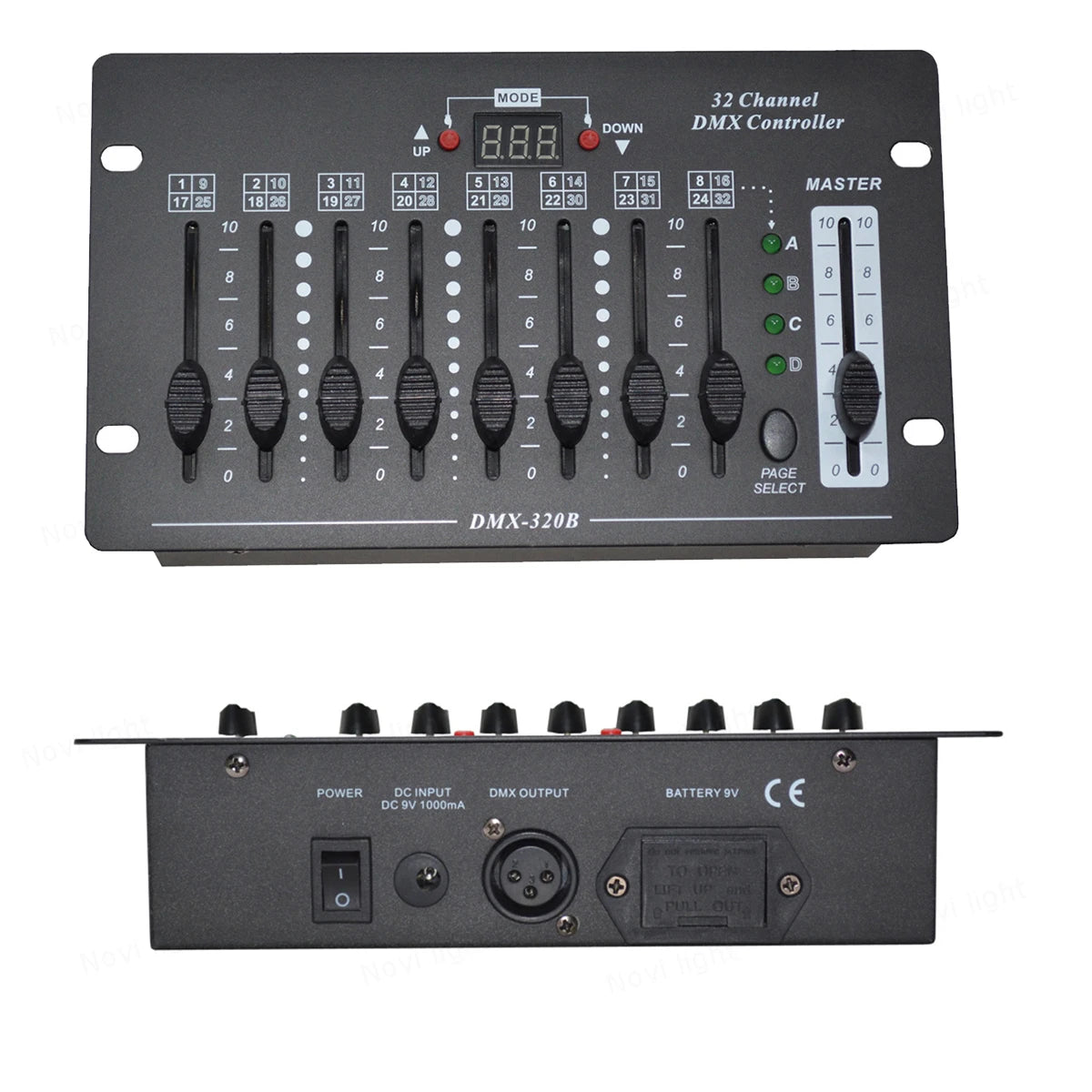 6 16 32 Channel Simple Mini DMX Controller Battery DMX512 Lighting Console for Computer Light Dimmer