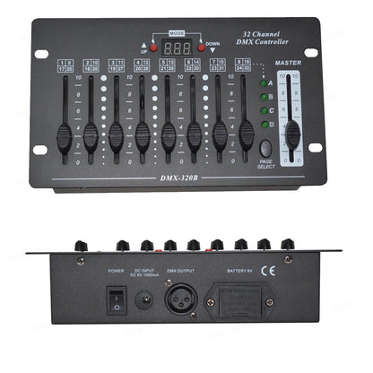 6 16 32 Channel Simple Mini DMX Controller Battery DMX512 Lighting Console for Computer Light Dimmer