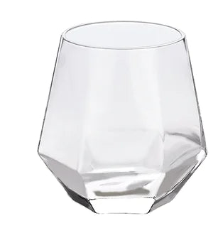Diamond Hexagonal Crystal Whiskey Glass Cup