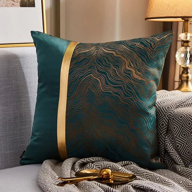 Luxury Modern Lightweight Silk Satin Sofa Cushion Cover