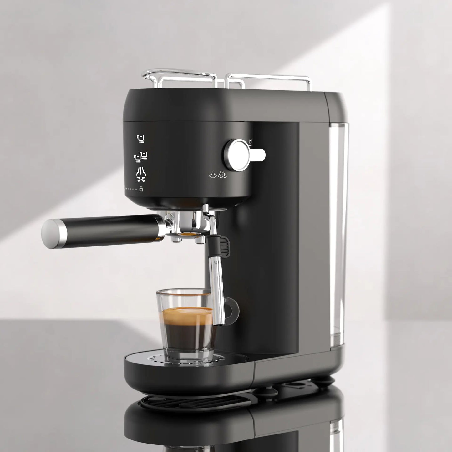 Espresso Machine with Milk Frother and Grinder 110V