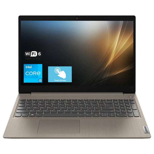 Lenovo Ideapad 3 Laptop 15.6" HD Touchscreen Intel Core i3-1115G4 Processor 12GB DDR4 RAM 256GB PCIe SSD Webcam HDMI Bluetooth Wi-Fi 6 Windows 11 Home Almond