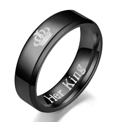 Couple Rings in Stylish Stainless Steel