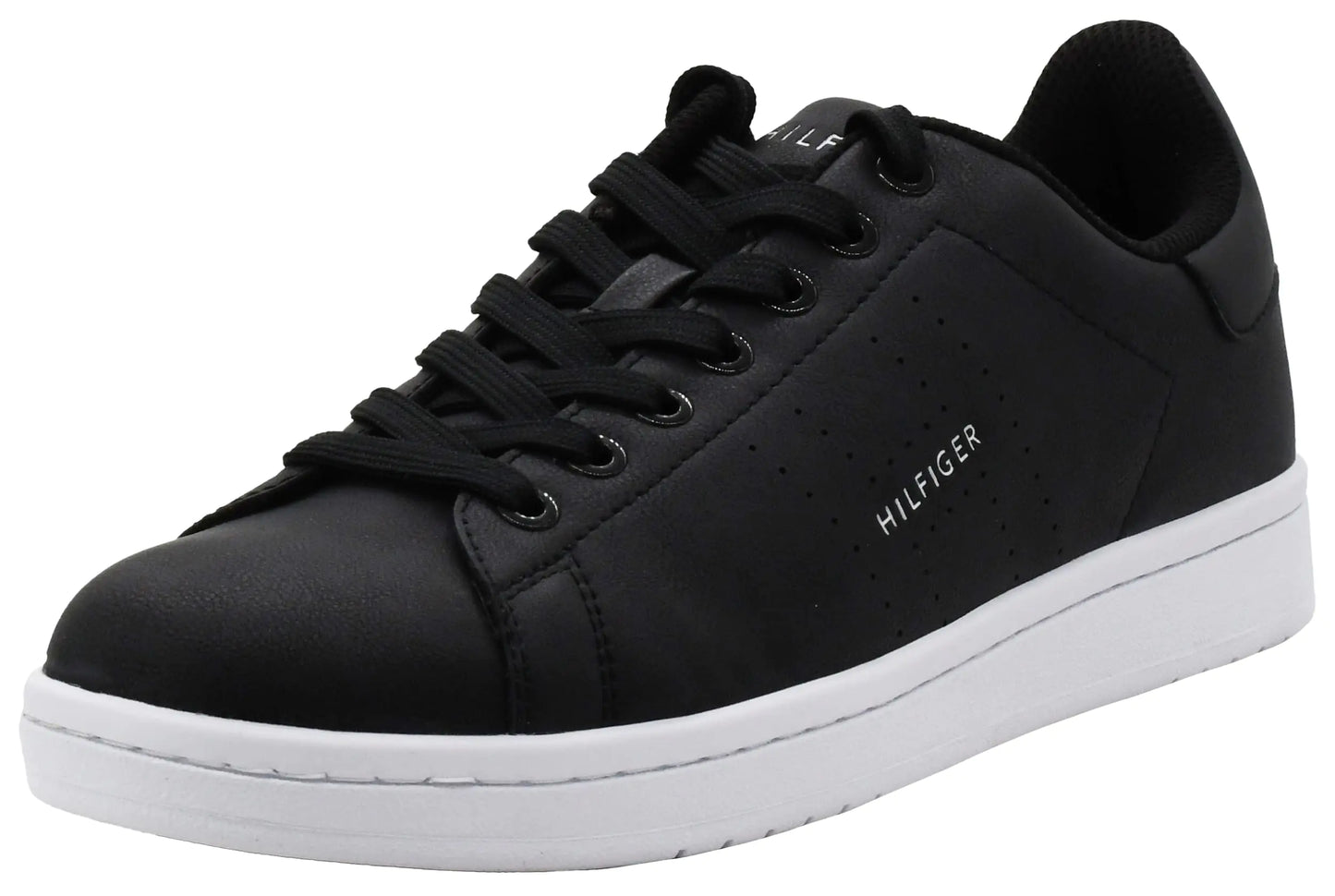 Tommy Hilfiger Mens Liston Sneaker Black/White 10.5
