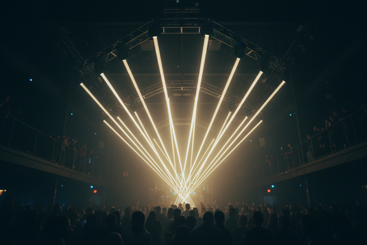 DMX Beams Nightclub
