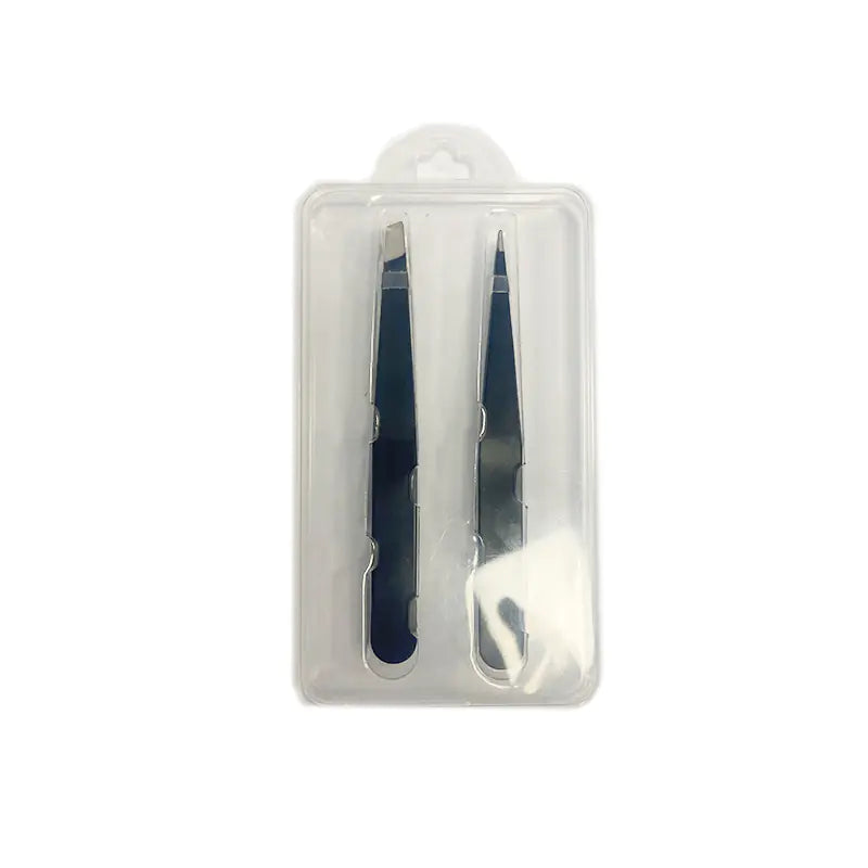 Stainless Steel Tweezers Set for Beauty and Grooming