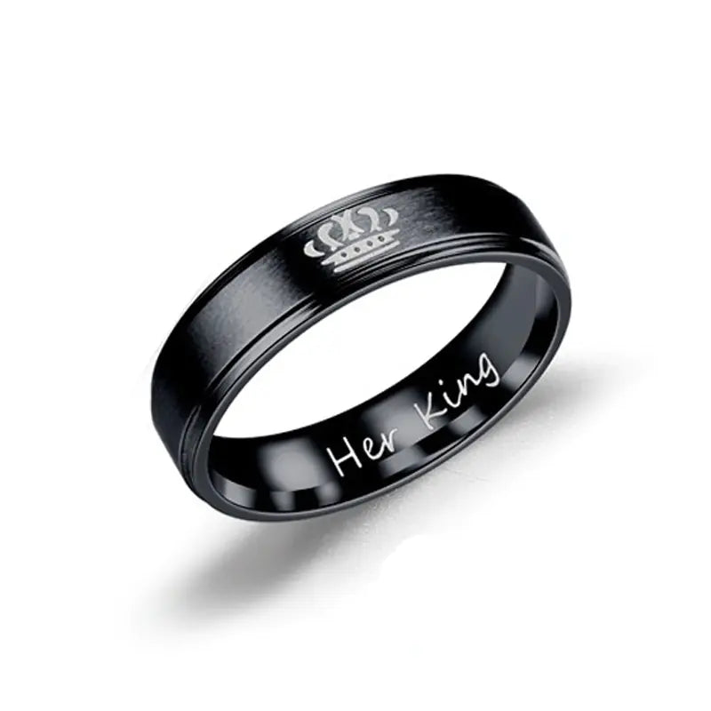 Couple Rings in Stylish Stainless Steel