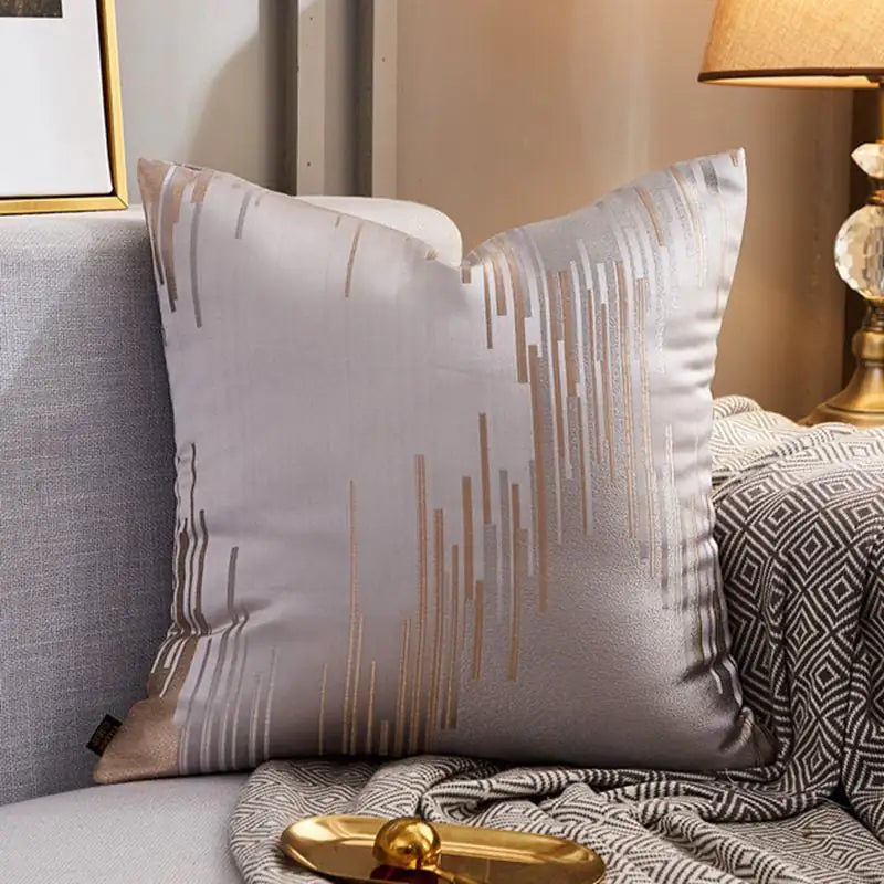Luxury Modern Lightweight Silk Satin Sofa Cushion Cover