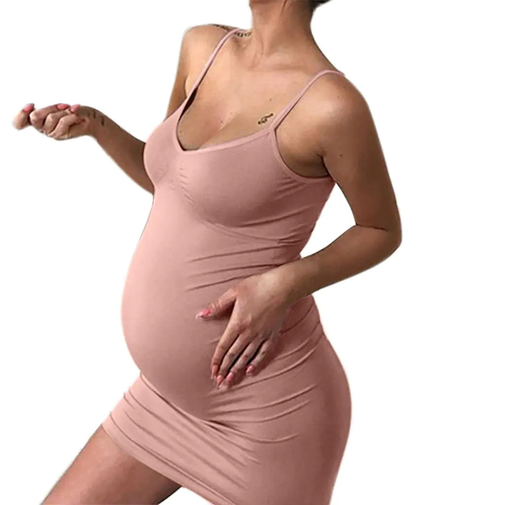 Maternity Dress, Casual Homewear Dress