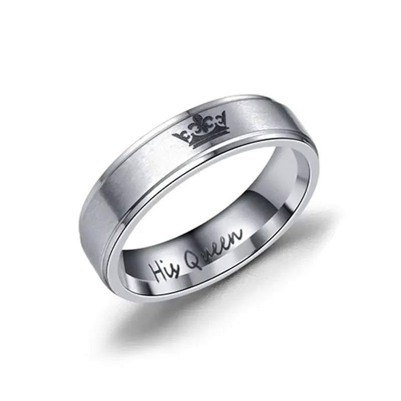 Couple Rings in Stylish Stainless Steel