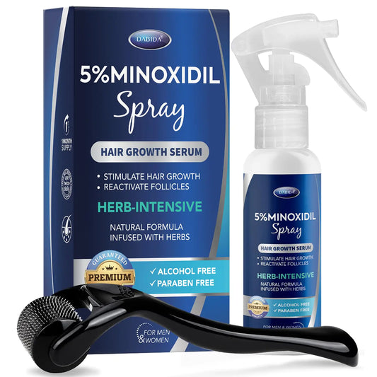 5% Minoxidil for Men Hair Minoxidil Spray Kit Minoxidil for Women Hair Growth Kit Minoxidil for Men Beard Growth Kit Minoxidil 5% Hair Regrowth Spray for men Minoxidil 5 Percent Spray Kit 60ml