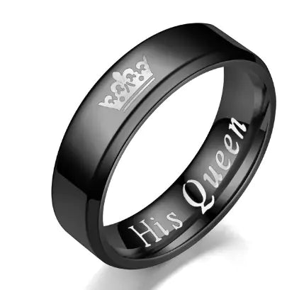 Couple Rings in Stylish Stainless Steel