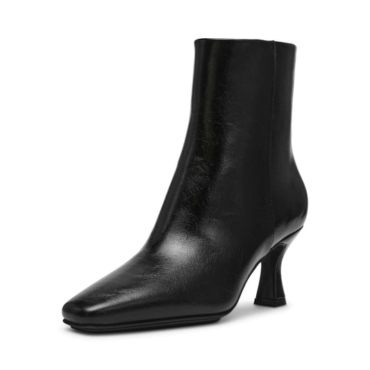 Anne Klein Womens Pablo Ankle Boot Black 6.5