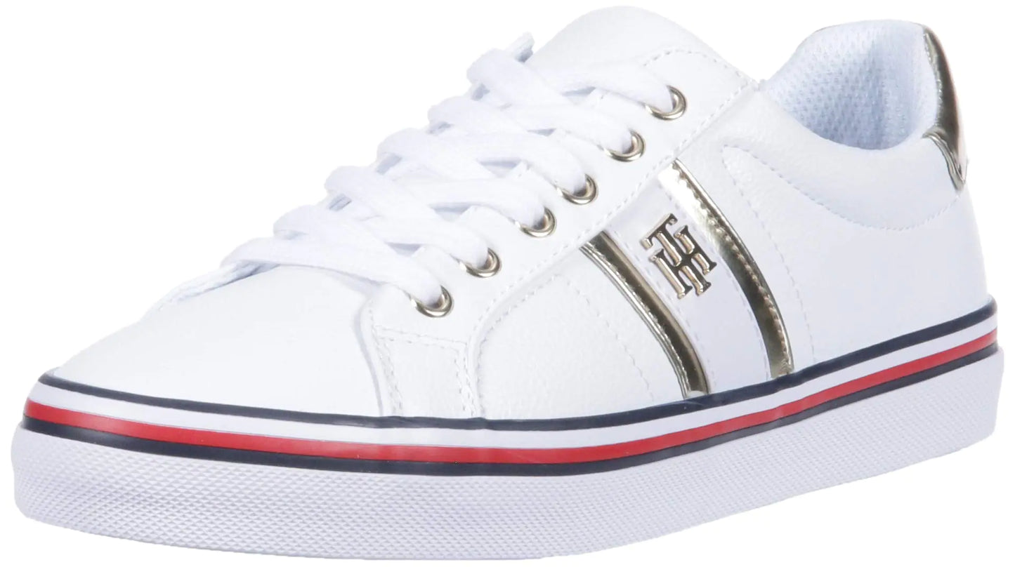 Tommy Hilfiger Womens Fentii Sneaker White 6.5